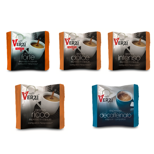 Capsule Verzì compatibili per macchine nespresso
